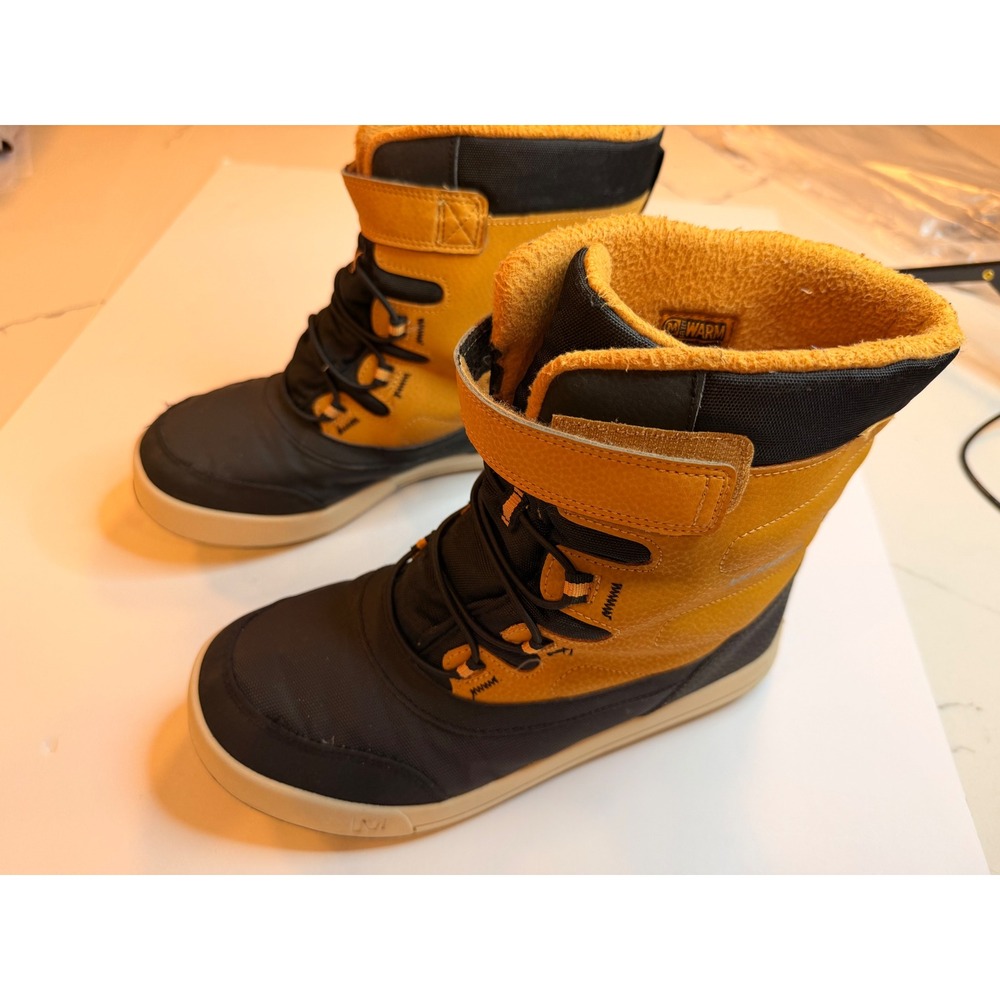 Merrell Snow Storm Waterproof Kids Winter Boots Wheat Black MK263993 Size 5M